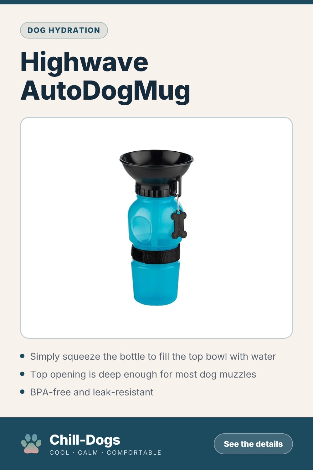 Highwave AutoDogMug — Chill-Dogs pin